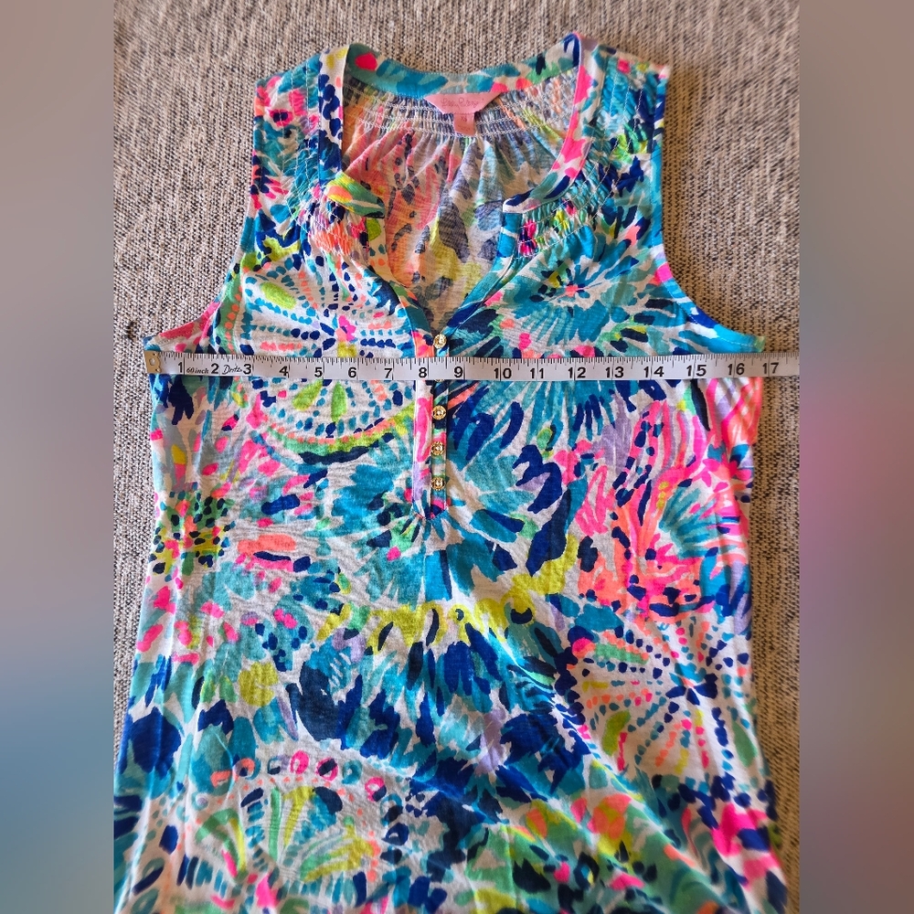 Lilly Pulitzer Multicolor Abstract Top - Picture 3 of 5